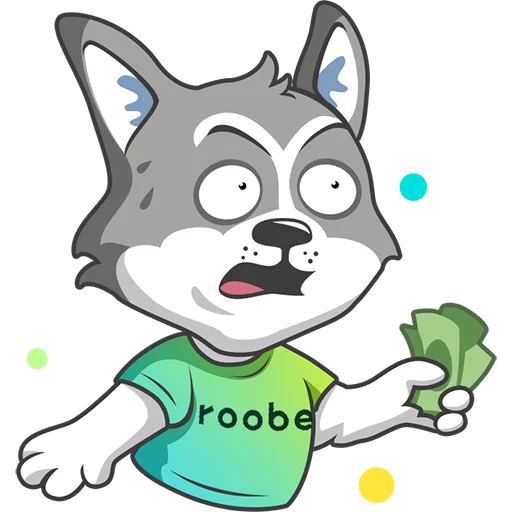 🤑 Стикер «Roobee» для Telegram