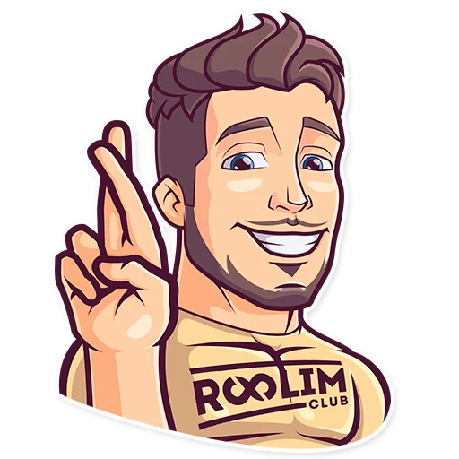 Стикерпак Закрытй Клуб "Roolim" для Telegram