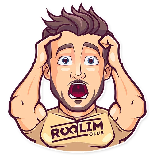 😱 Стикер «Закрытй Клуб "Roolim"» для Telegram
