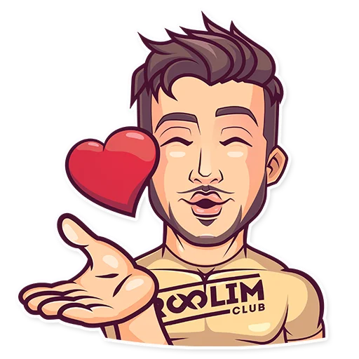 😘 Стикер «Закрытй Клуб "Roolim"» для Telegram