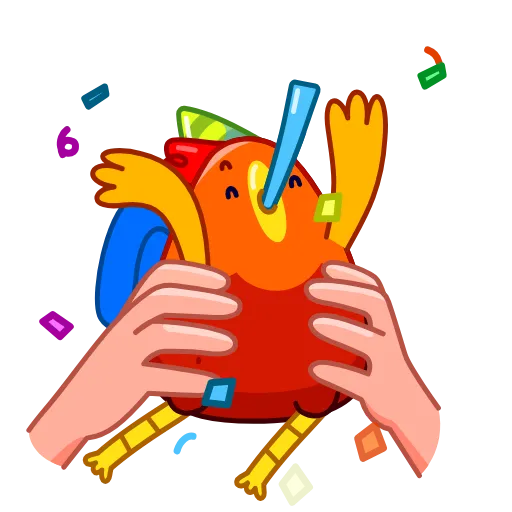 🥳 Стикер «Rooster» для Telegram