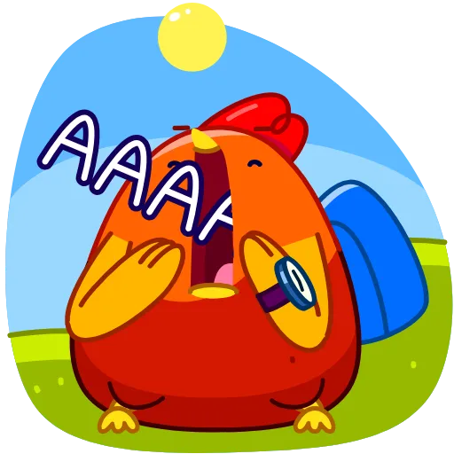 😴 Стикер «Rooster» для Telegram