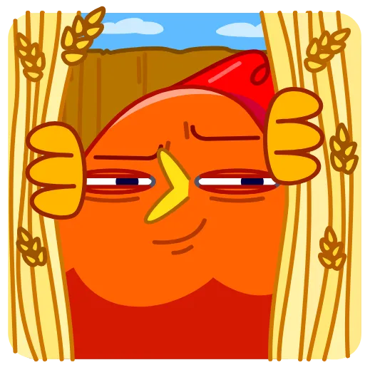 🤨 Стикер «Rooster» для Telegram