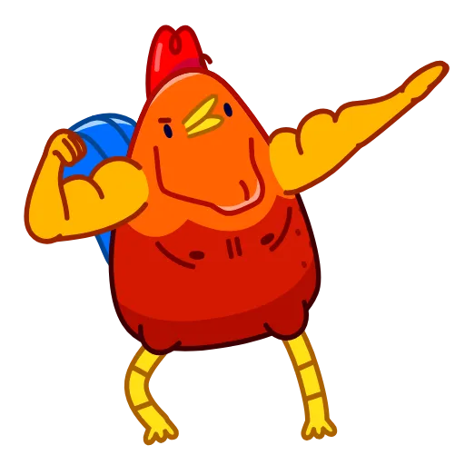 💪 Стикер «Rooster» для Telegram