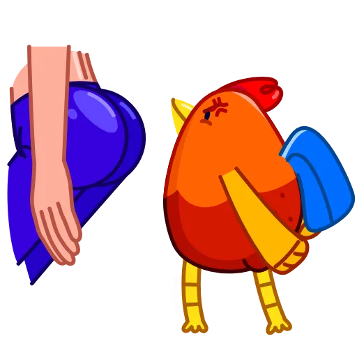 😡 Стикер «Rooster» для Telegram