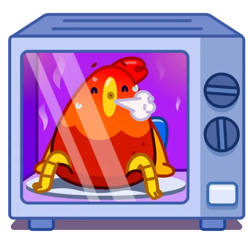 🥵 Стикер «Rooster» для Telegram