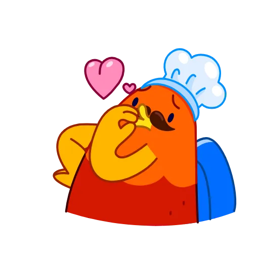 🤌 Стикер «Rooster» для Telegram