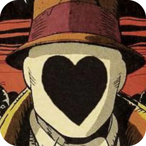 ❤ Стикер «Rorschach» для Telegram