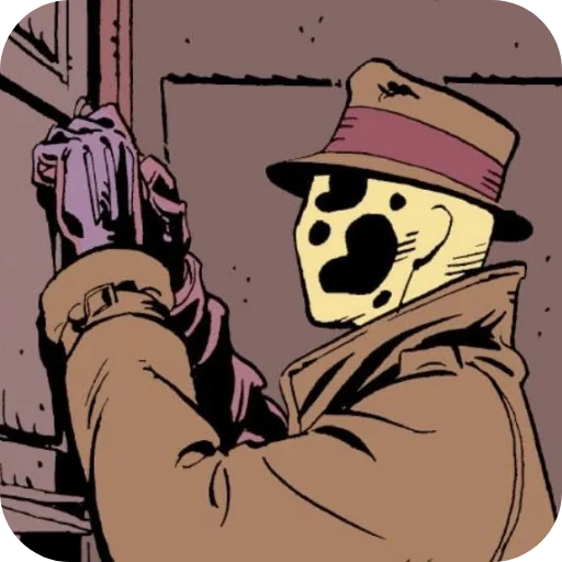 ◀ Стикер «Rorschach» для Telegram