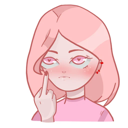 🖕 Стикер «Роза» для Telegram