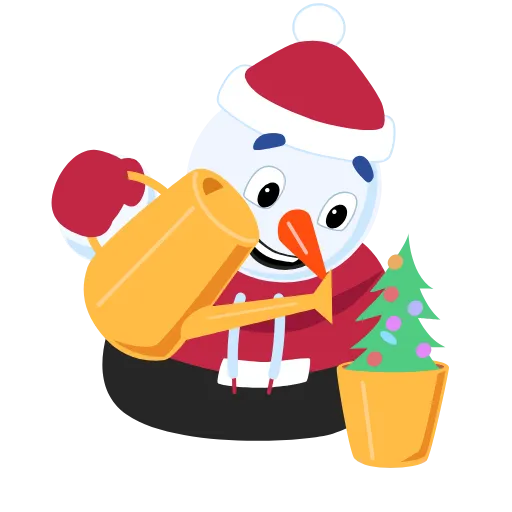 🌲 Стикер «РОСБАНК С Новым Годом 2022» для Telegram