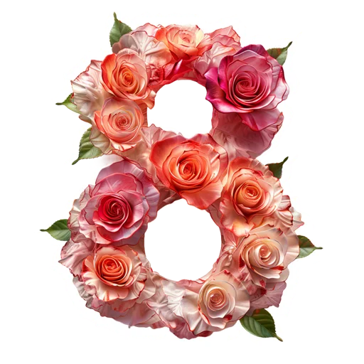🌹 Стикер «Розы 8 Марта» для Telegram