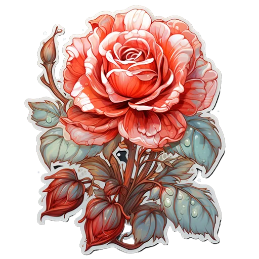 🌹 Стикер «Розы 8 Марта» для Telegram