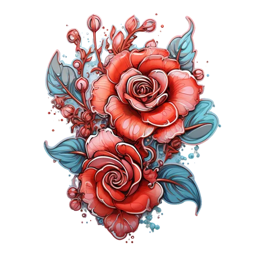 🌹 Стикер «Розы 8 Марта» для Telegram