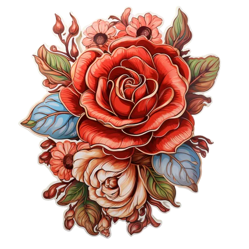 🥀 Стикер «Розы 8 Марта» для Telegram