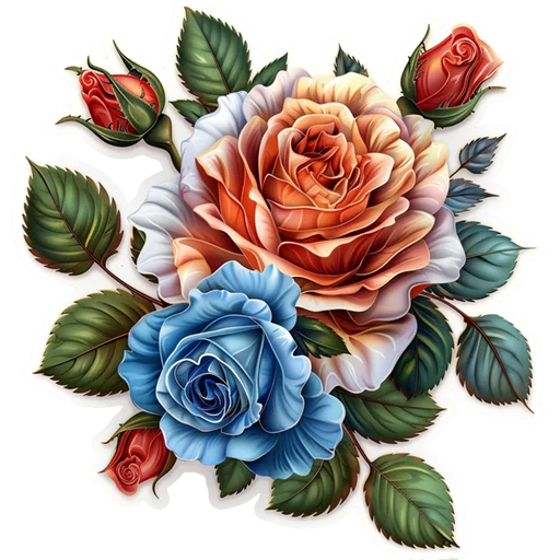 🌹 Стикер «Розы 8 Марта» для Telegram