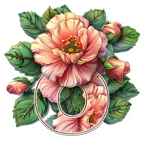 💐 Стикер «Розы 8 Марта» для Telegram