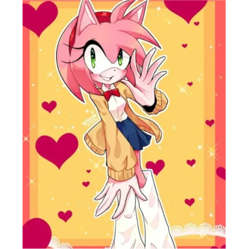 👋 Стикер «Amy Rose» для Telegram