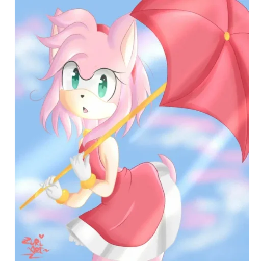 😮 Стикер «Amy Rose» для Telegram