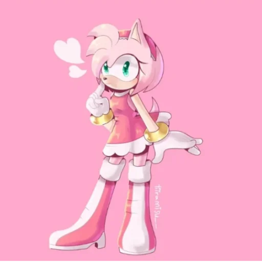 👀 Стикер «Amy Rose» для Telegram