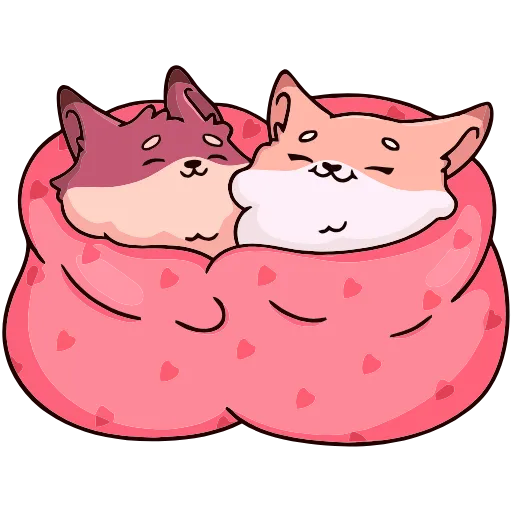 ❤️ Эмодзи «Рози и Вайлет» для Telegram