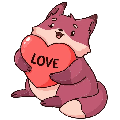 ❤️ Эмодзи «Рози и Вайлет» для Telegram