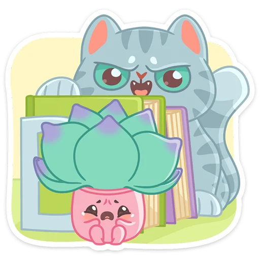 😼 Стикер «Роуз, Фло, Брю» для Telegram