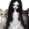 Стикер 61 rose garden #girl