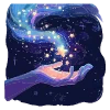 💫 Эмодзи «rose mary sea» для Telegram