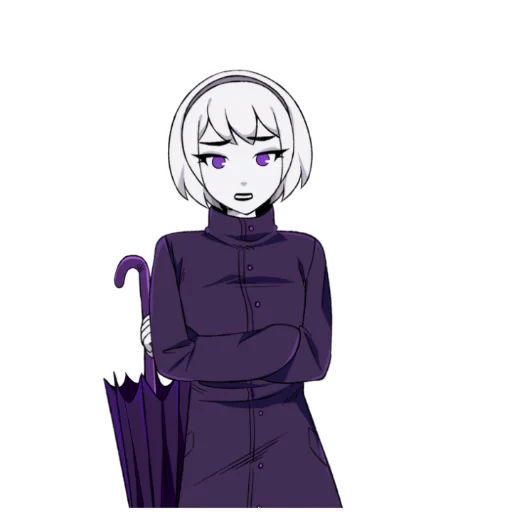 💜 Стикер «PesterQuest (Rose)» для Telegram