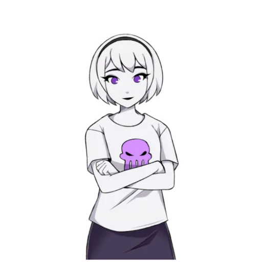 💜 Стикер «PesterQuest (Rose)» для Telegram