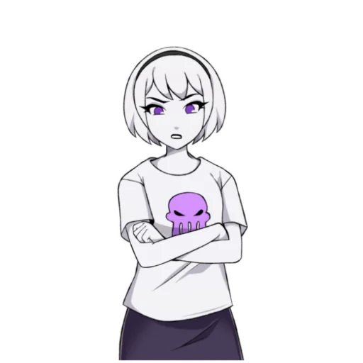 💜 Стикер «PesterQuest (Rose)» для Telegram