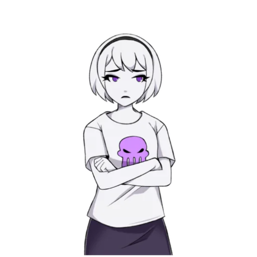 💜 Стикер «PesterQuest (Rose)» для Telegram