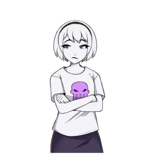 💜 Стикер «PesterQuest (Rose)» для Telegram