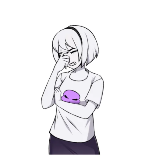 💜 Стикер «PesterQuest (Rose)» для Telegram