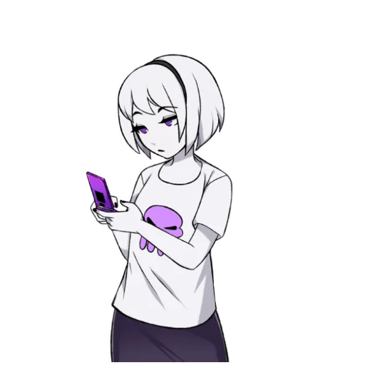 💜 Стикер «PesterQuest (Rose)» для Telegram