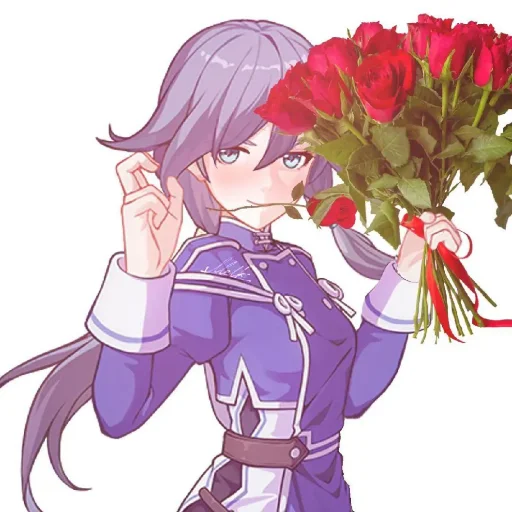 🌹 Стикер «Любимые девочки Honkai Impact 3rd» для Telegram