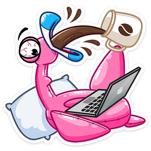 ☕️ Стикер «Роузи» для Telegram