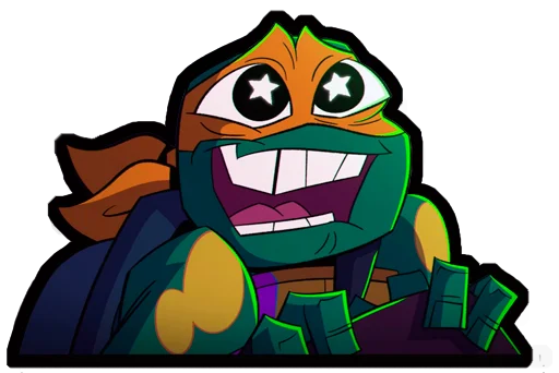 🤩 Стикер «Rise Of The TMNT» для Telegram