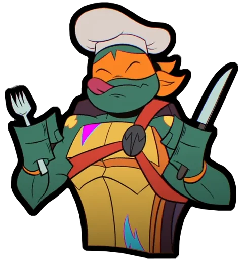 🍽 Стикер «Rise Of The TMNT» для Telegram