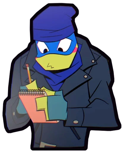 📝 Стикер «Rise Of The TMNT» для Telegram