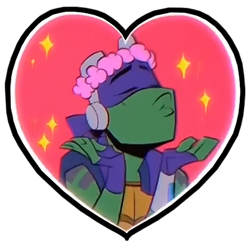 ❤️ Стикер «Rise Of The TMNT» для Telegram