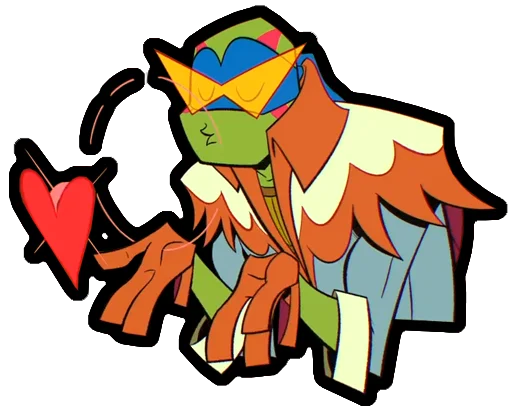❤️ Стикер «Rise Of The TMNT» для Telegram