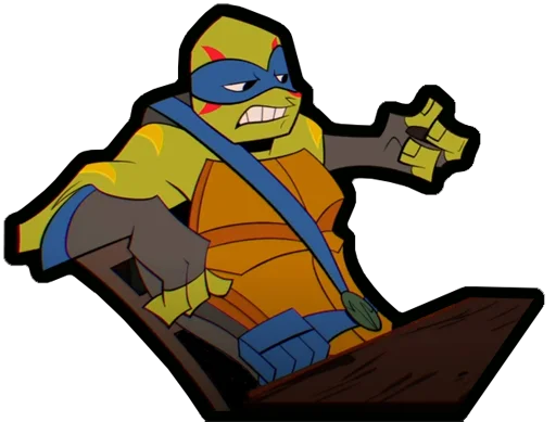 😒 Стикер «Rise Of The TMNT» для Telegram