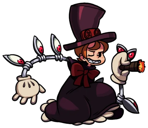 👹 Стикер «Peacock, Skullgirls» для Telegram