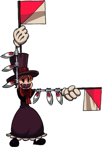 👹 Стикер «Peacock, Skullgirls» для Telegram