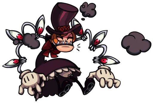 👹 Стикер «Peacock, Skullgirls» для Telegram