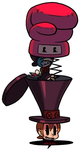 👹 Стикер «Peacock, Skullgirls» для Telegram