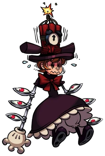 👹 Стикер «Peacock, Skullgirls» для Telegram