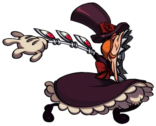 👹 Стикер «Peacock, Skullgirls» для Telegram